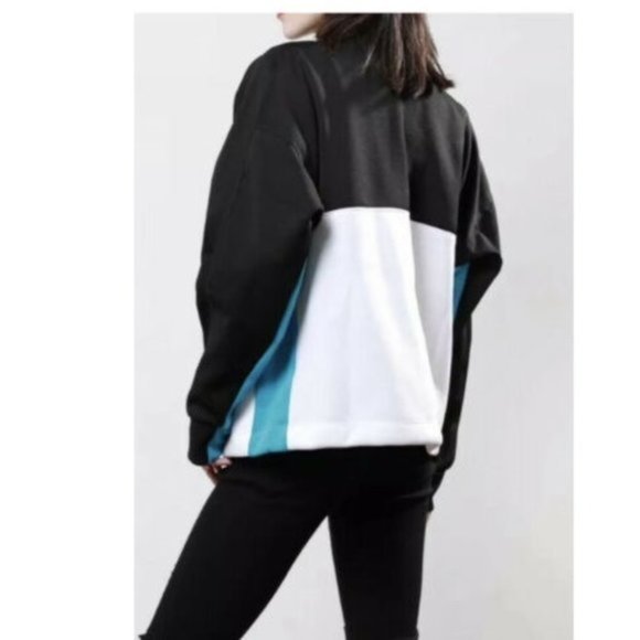 DKNY 3/4 Zip Pullover Sport Sweater - Picture 3 of 9